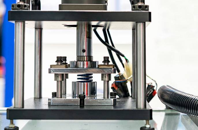 壓縮彈簧做耐久測試